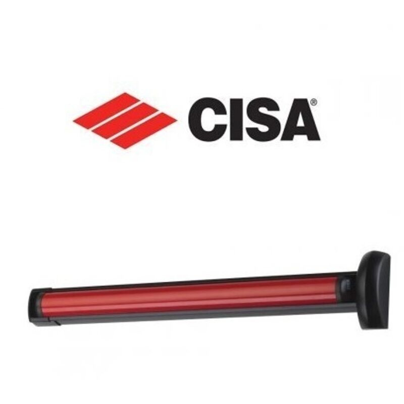 Maniglione Antipanico CISA Fast TOUCH - Barra Rossa, Carter Nero | Lunghezza 1200 Mm - Foto 7