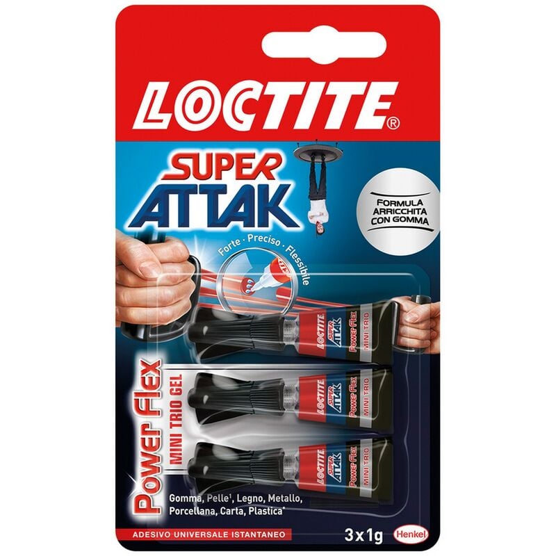 24PZ SUPER ATTAK 'POWER FLEX' 3 PEZZI DA GR.1 - MINI TRIO GEL