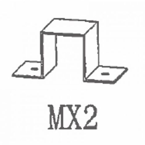 1PZ STAFFA M PER VERANDA IN ACCIAIO MT3X2,5 BEIGE SHG-013-1