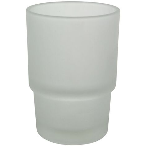 1PZ BICCHIERE RICAMBIO PORTASPAZZOLINI SATINATO X TONDO'