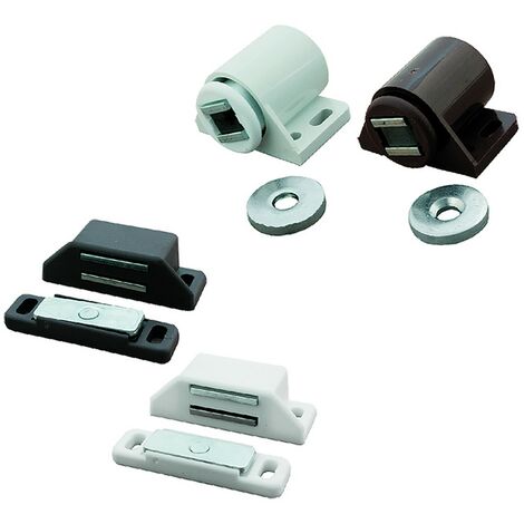 1BL CHIUSURA MAGNETICA forza kg 8 pz. 2 - bianco rettang.