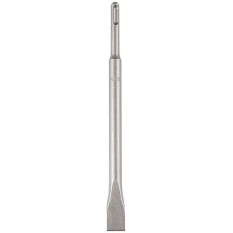SCALPELLO ATTACCO SDS-PLUS piatto largo mm 14 x 250 - largh.taglio mm 40 (45°) (1/5)