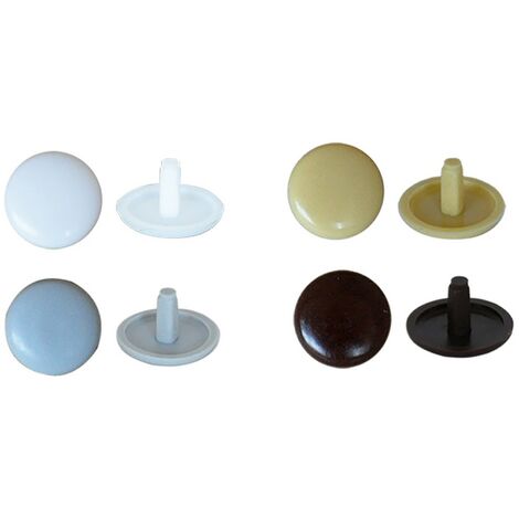 1BLISTER CAPPUCCIO COPRIVITE PER VITE TRUCIOLARE colore grigio - pz 100