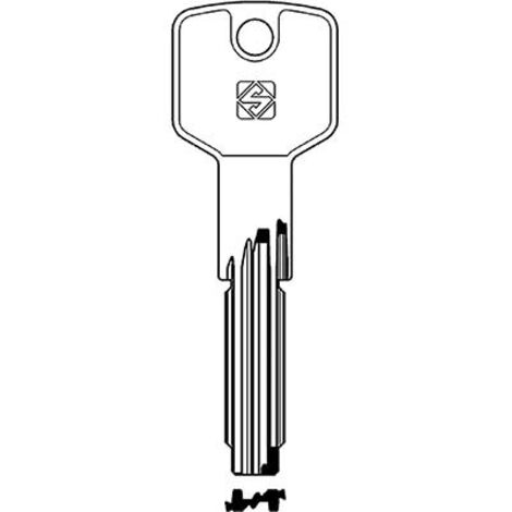 5PZ CHIAVI OTTONE CS173 punzonate (1/2)