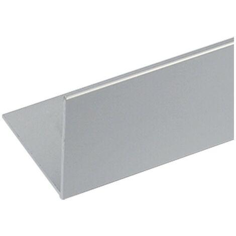 15PZ PROFILO PER FAI DA TE ANGOLARE MM 20 X 20 X 1 - MT 2 ARGENTO BRIL.