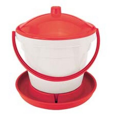 Abbeveratoio Per Polli Novital 'Rapid Clean' - Secchio 18 Litri In Plastica Alimentare - Foto 6