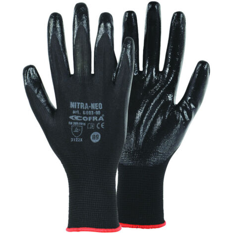 1PZ GUANTI DA LAVORO NITRA-NEO IN NITRILE - tg.XL (1/2)