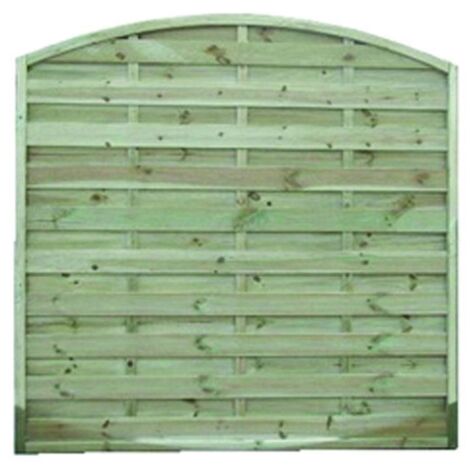 Pannello frangivento frangivista ad arco in pino impregnato cm.180x180h per giardino terrazza