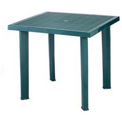 1PZ TAVOLO DA GIARDINO "FIOCCO" VERDE CM.80X75X72H. - cm.80x75x72h. - peso kg.6,2