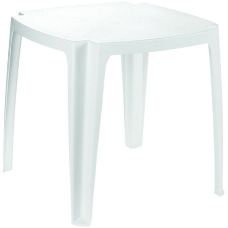 Tavolo Progarden in resina bianco 75x75 [PROGARDEN]