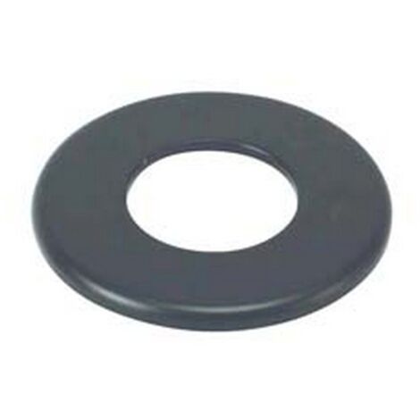 1PZ ANELLO PER STUFE A PELLET NERO OPACO PESANTE MM.1,2 - cm.10