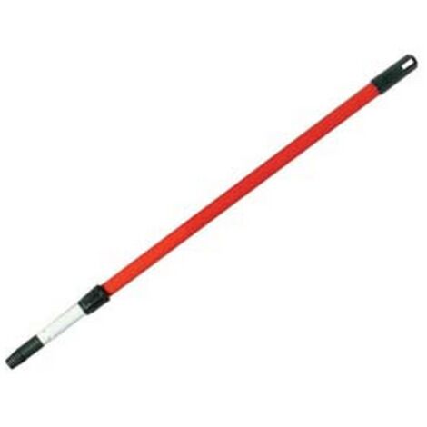 6PZ MANICO TELESCOPICO METALLO PLASTIFICATO VITE MT.1,50 SCOPE cm76,5