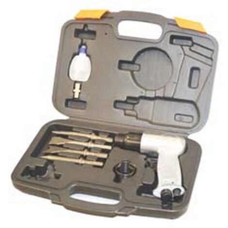Kit di Scalpellatore Pneumatico Esagonale Professionale Excel 00105 WF-007
