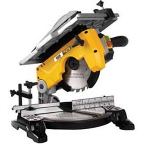 1PZ TRONCATRICE LEGNO CON PIANO SUPERIORE LAMA  MM.210 1200W (TR076)