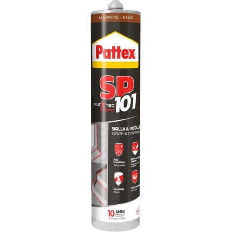 1PZ PATTEX SIGILLANTE SP 101 COLORATO - ml.280 marrone (1/5)