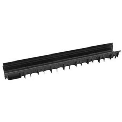 1PZ CANALETTA IN POLIPROPILENE CM.100X13 NERA - cm.100x13x7,5h