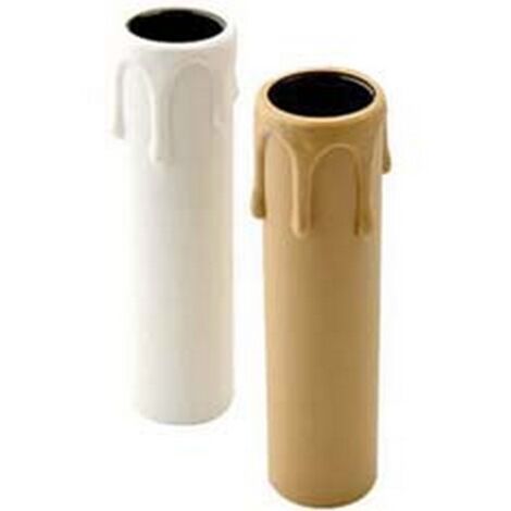 20PZ GUSCIO CANDELA GOCCE E14 PORTALAMPADA INCLUSO  mm26x65h. antico