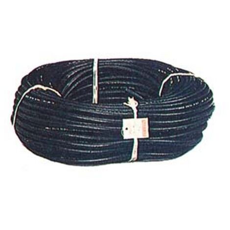 100MT TUBO COMPRESSORI PVC NERO RINFORZATO  mm8X17 pressione esercizio 20 atm