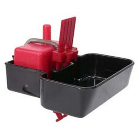 1PZ ABBEVERATOIO AUTOMATICO A VASCHETTA PER VOLATILI - cm.12x13x12h.