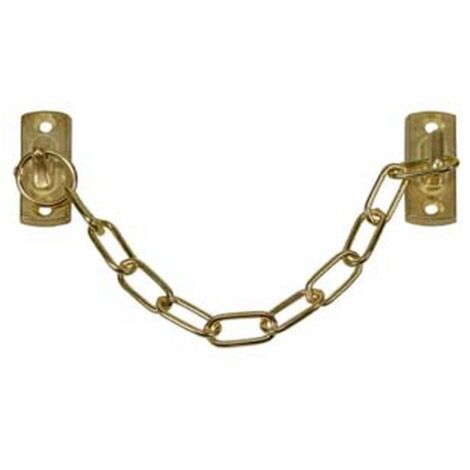 10PZ CATENELLA RITIENI PER FINESTRA IN OTTONE PESANTE - mm.150
