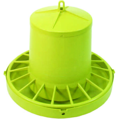 Mangiatoia tramoggia antispreco per avicoli - kg.7 di capienza misure ø cm.38x38h.