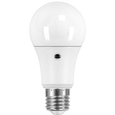 2BLISTER LAMPADA LED GOCCIA OPALE SENSORE CREPUSCOLARE E27 10w 4000K naturale 1060 (1/2)