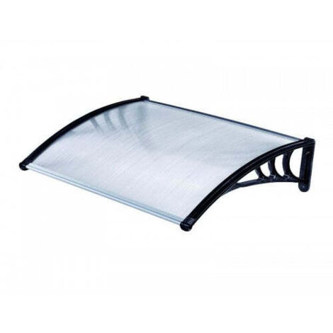Vette Pensilina Alveolare in Policarbonato - Nero - 150x100 cm