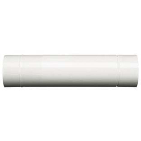 1PZ TUBO PORCELLANATO STUFE LEGNA BIANCO "ALA SMALTO CLASSIC" mm130x250h