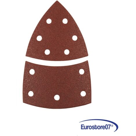 Carta abrasiva a delta Imperial 100x150mm pz.6 gr.180 con velcro forati