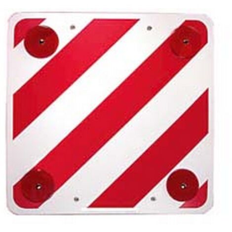 Wiltec Pannello Per Carichi Sporgenti Italia E Spagna Alluminio 50x50cm Per Portapacchi Posteriore 92115356 - Foto 2