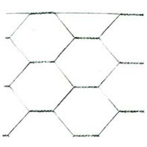 1RT RETE TRIPLA TORSIONE ZINCATA DOPO LA TESSITURA maglia 25/3 spessore filo mm.0,6 mt.50 cm.50h.