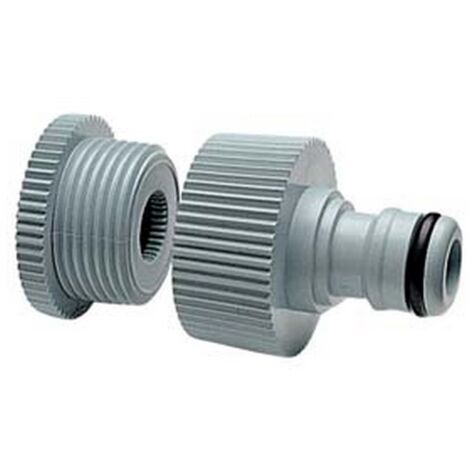 Hozelock Connettore Rubinetto Pro Metal - Ottone Nichelato, 21 Mm (1/2" BSP) Per Tubo Da Giardino
