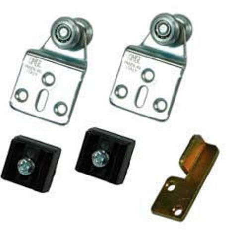 1PZ KIT CARRELLI PER PORTE SCORREVOLI PER BINARIO ART.10