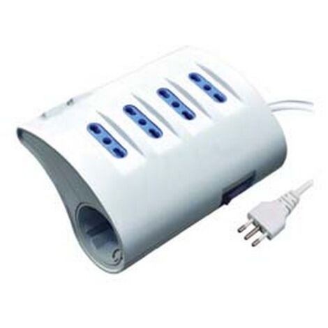 MULTIPRESA DA TAVOLO 4 BIPASSO + 2 SCHUKO + 2 USB
