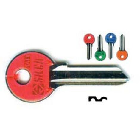 10PZ chiavi cilindri 5 spine grandi cs206asl cs206asl dx slim fluo colori