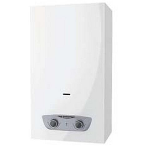 1PZ scaldacqua gas metano camera aperta fast r x  - lt.11, dimensioni mm.310x255x617h. peso kg.10,2