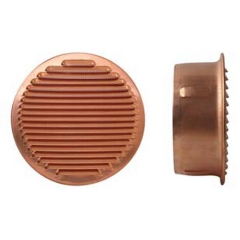 Griglia Di Aerazione Tonda Con Molle In Rame Diam. 106