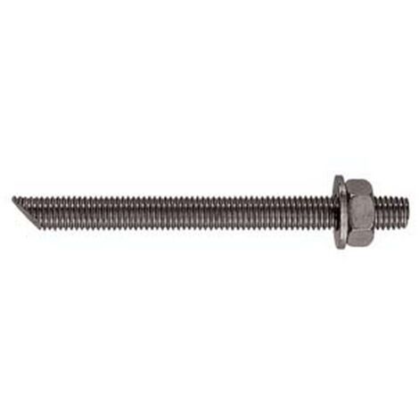 5PZ BARRA FILETTATA IN ACCIAIO CLASSE 5,8 "FIS" - FIS M ø mm.12x135