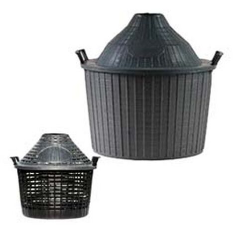 1PZ CESTI A CUPOLA IN PLASTICA PER DAMIGIANE  - lt.5