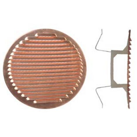 Griglia Di Aerazione In Rame Universale - Diametro 120/125-160 Mm, Forma Rotonda | Per Ventilazione E Estrazione - Foto 8