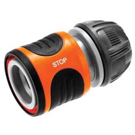 3BL RACCORDO RAPIDO CON PORTAGOMMA E ACQUASTOP - per tubi da 1/2"-5/8" in blister (18213-20)