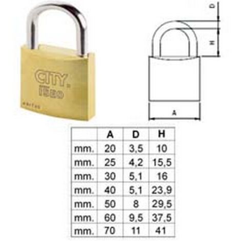 1PZ LUCCHETTO CORAZZATO A UNA BOCCA ACCIAIO PL211 KA - Mm.80 (PL2118000