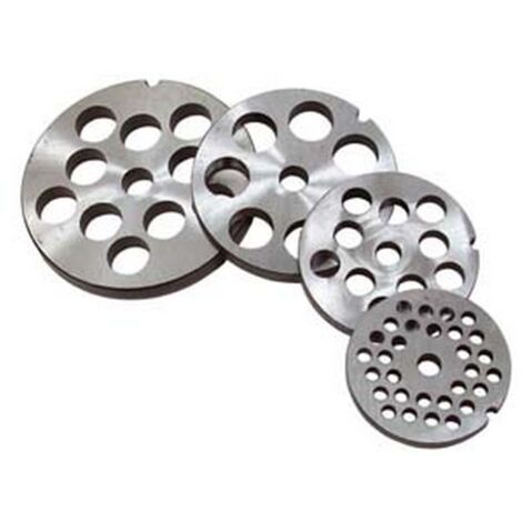 1PZ PIASTRE AUTOAFFILANTI IN ACCIAIO INOX PER TRITACARNE - n5 foro 4,5 (art.10522/I)