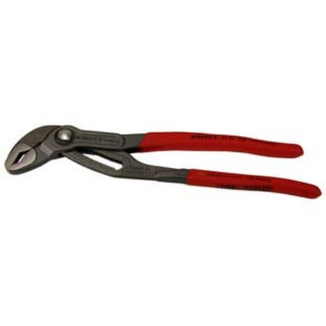 Pinza Poligrip Regolabile 'Cobra' In Acciaio Cromo Vanadio. Manici Rivestiti In Resina Termoplastica, Ganasce Temprate. Undici Possibilità Di Regolazione Mediante Pulsante A Molla, Impiego Rapido Anche Con Una Sola Mano - 10
