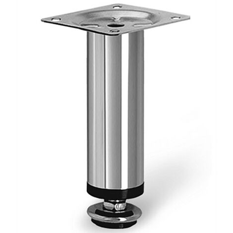Piedino Per Mobili 25x25 Mm, Lungh. 190 Mm, Acciaio Inox Spazzolato - Foto 12
