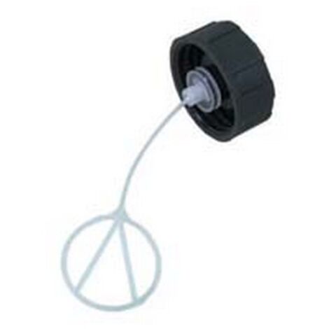 Tappo Serbatoio Carburante 45mm - Per Decespugliatori E Tagliasiepi | Ricambio Universale Nero