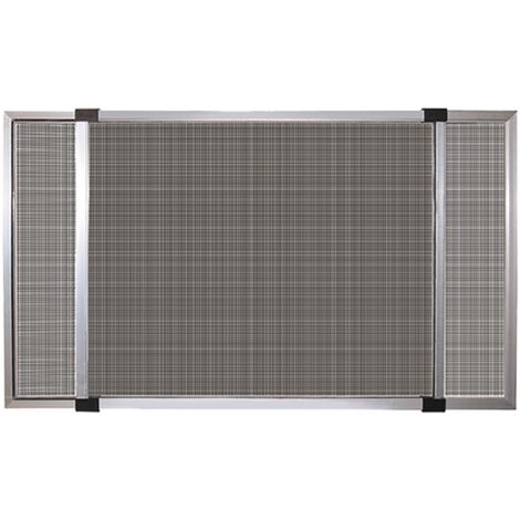 Zanzariera a battente Alluminio - L 215 x H 100 cm - Bianco
