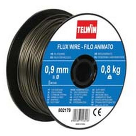 1PZ BOBINA FILO ANIMATO PER SALDATURA - ø mm.0,9 - gr.800