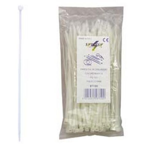150 supporti per fascette nere da 23 mm x 16 mm, base per cavi a sella