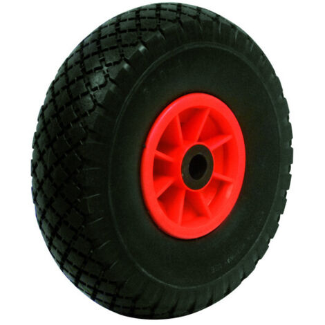 Utilia RUOTA PIENA PER CARRELLI PORTASACCHI cerchione plastica Ø mm.260 Utilia